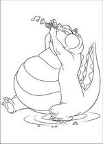 coloring page Princess and the Frog